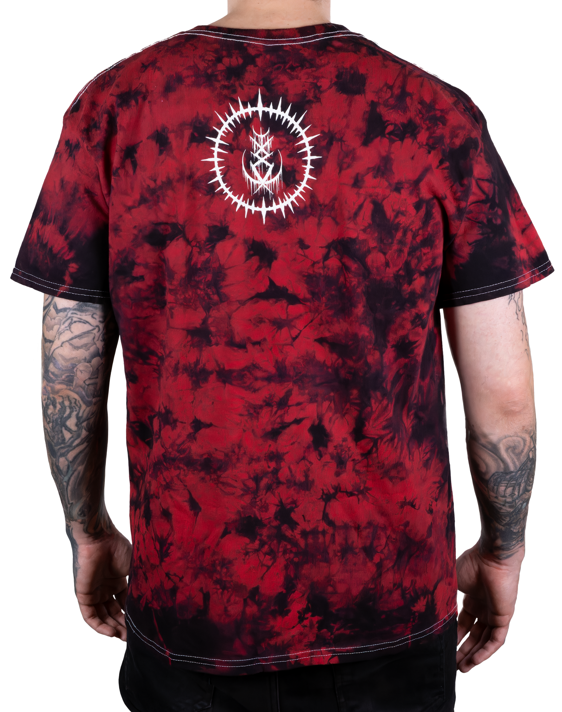 Classic Red on Black Logo Tee